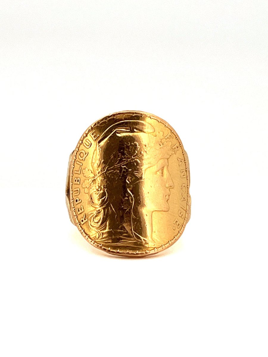 Bague en or jaune - Castafiore