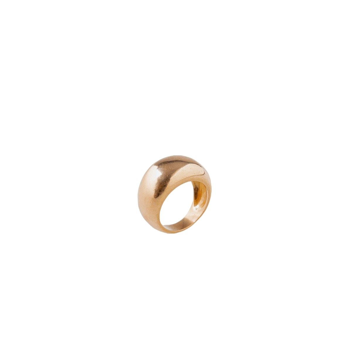 Bague en or jaune de forme bombée - Castafiore
