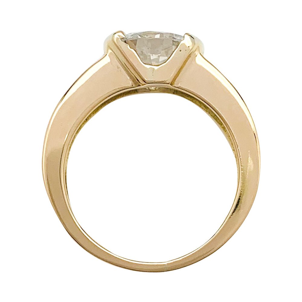 Bague en or jaune, diamants 2,09 cts G/VVS1 - Castafiore