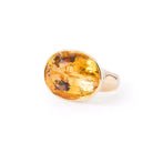 Bague en or jaune et citrine - Castafiore