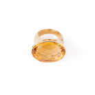 Bague en or jaune et citrine - Castafiore