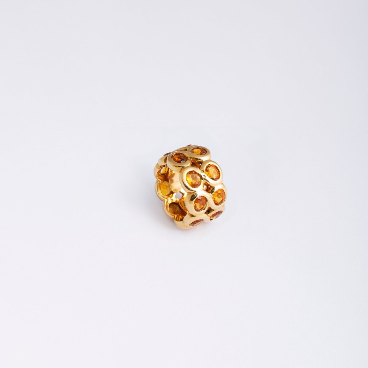 Bague en or jaune et citrines - Castafiore