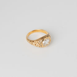Bague en or jaune et diamant - Castafiore