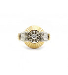 Bague en or jaune et diamant - Castafiore