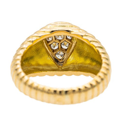 Bague en or jaune et diamant - Castafiore