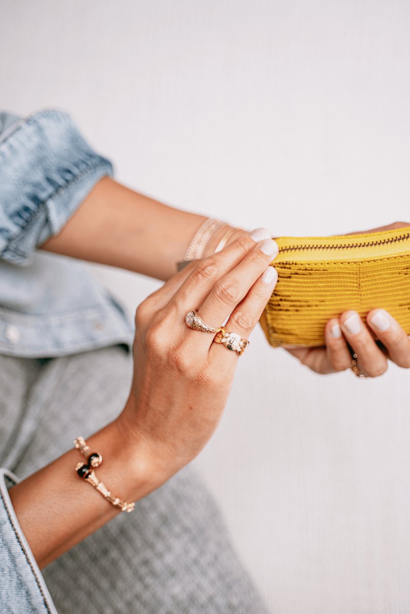 Bague en or jaune et diamant - Castafiore