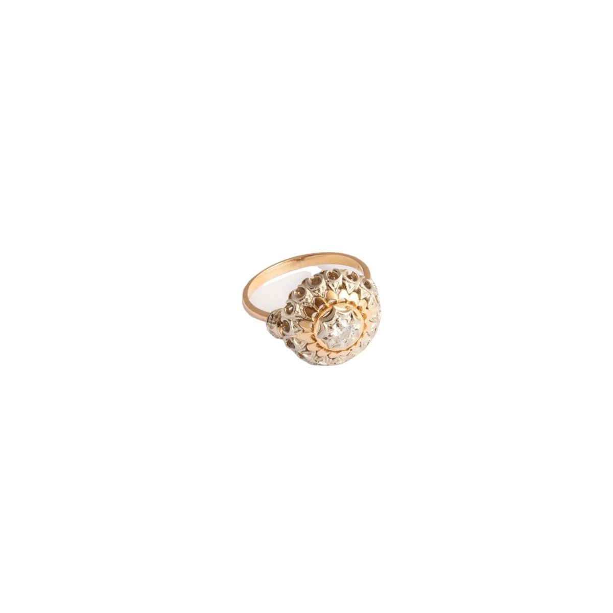 Bague en or jaune et diamant - Castafiore