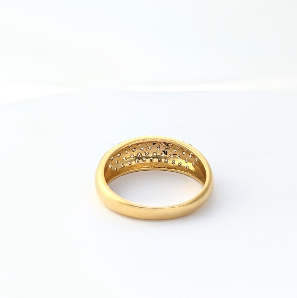 Bague en or jaune et diamants - Castafiore