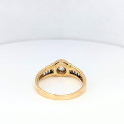 Bague en or jaune et diamants - Castafiore