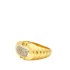 Bague en or jaune et diamants - Castafiore