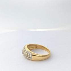 Bague en or jaune et diamants - Castafiore