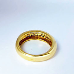 Bague en or jaune et diamants - Castafiore