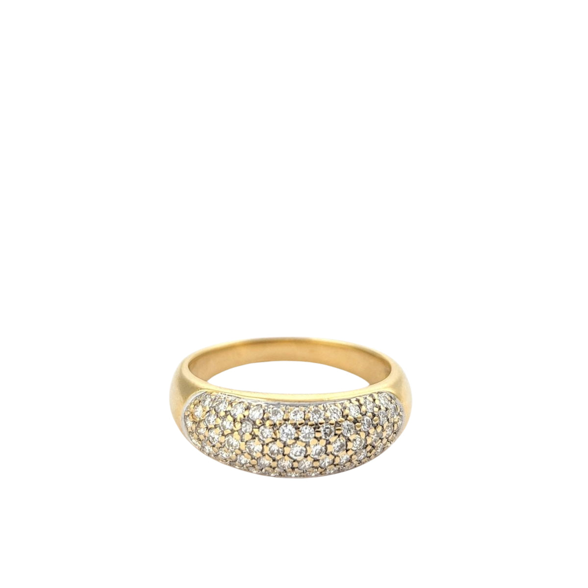 Bague en or jaune et diamants - Castafiore