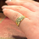 Bague en or jaune et diamants - Castafiore