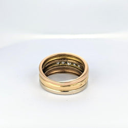 Bague en or jaune et diamants - Castafiore