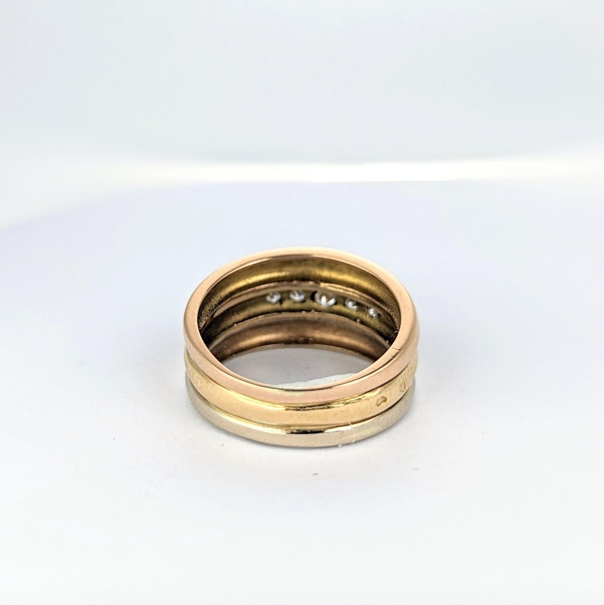 Bague en or jaune et diamants - Castafiore