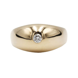 Bague en or jaune et diamants - Castafiore