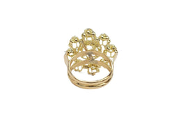 Bague en or jaune et diamants - Castafiore