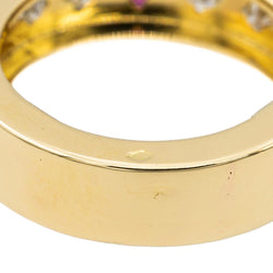 Bague en or jaune et rubis - Castafiore