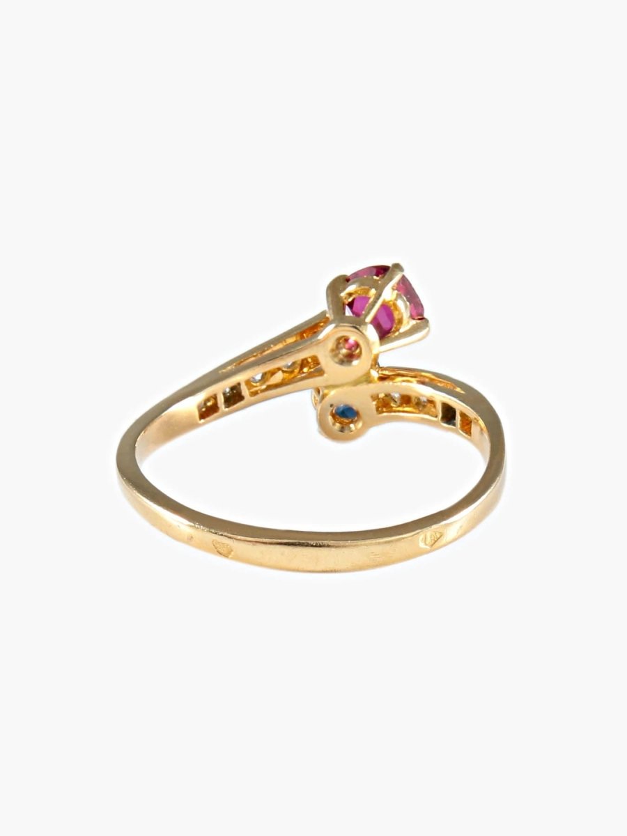 Bague En Or Jaune Toi & Moi - Castafiore