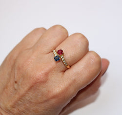 Bague En Or Jaune Toi & Moi - Castafiore