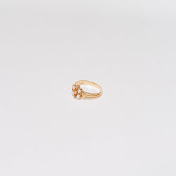 Bague en or rose et demi-perles - Castafiore