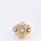 BAGUE EN OR ROSE ET DIAMANT - Castafiore