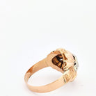 BAGUE EN OR ROSE ET DIAMANT - Castafiore