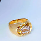 Bague en or rose et morganite - Castafiore