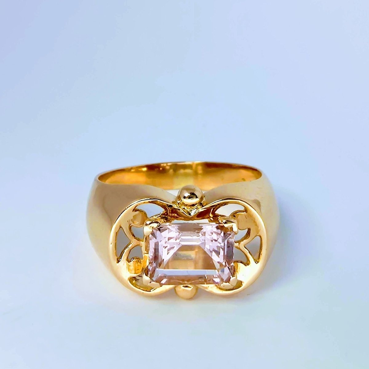 Bague en or rose et morganite - Castafiore