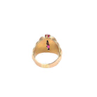 Bague en or rose et pierres roses - Castafiore