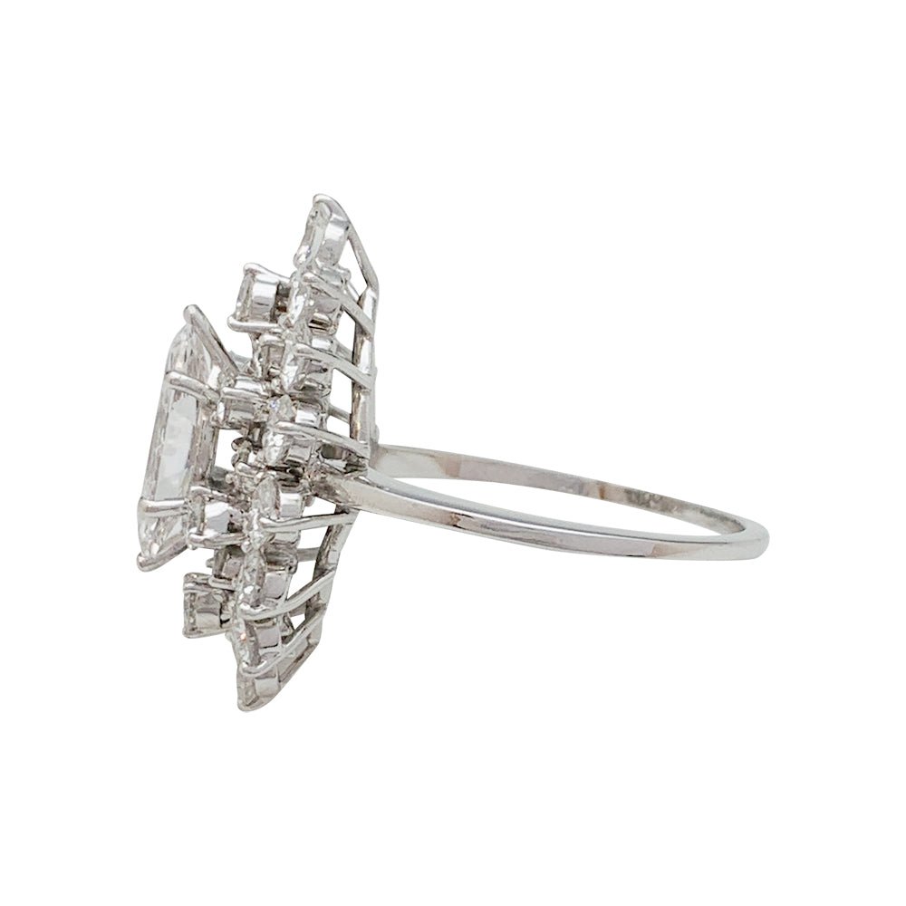 Bague en platine diamant 1,29 carat - Castafiore