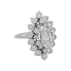 Bague en platine diamant 1,29 carat - Castafiore