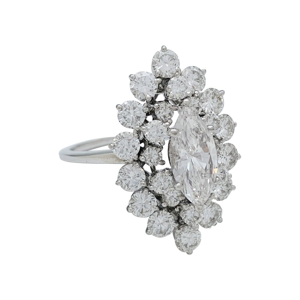 Bague en platine diamant 1,29 carat - Castafiore