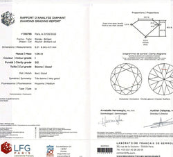 Bague en platine et or blanc trilogie diamants - Castafiore