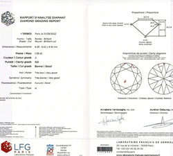Bague en platine et or blanc trilogie diamants - Castafiore