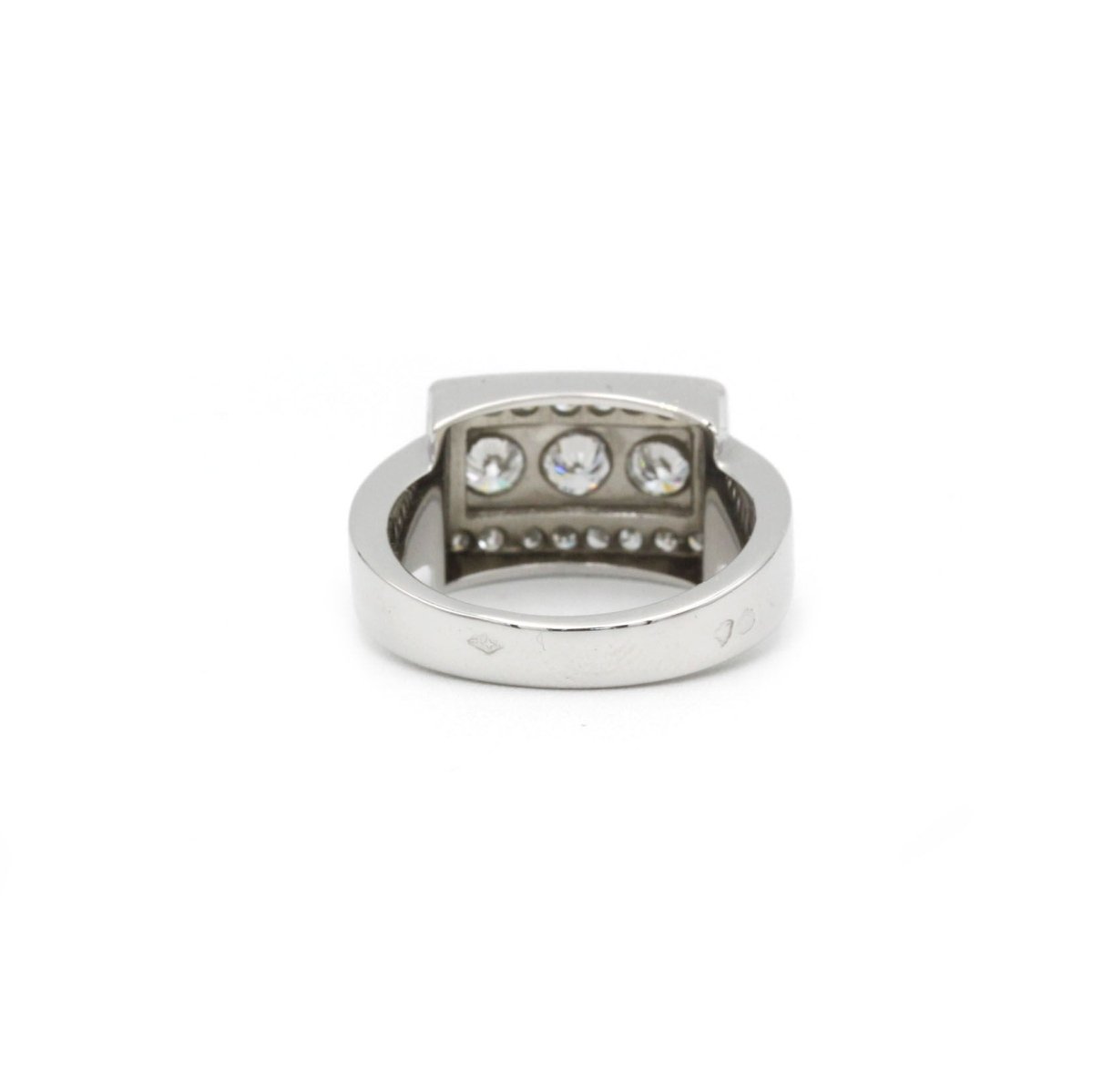 Bague en r, Platine & diamants - Castafiore