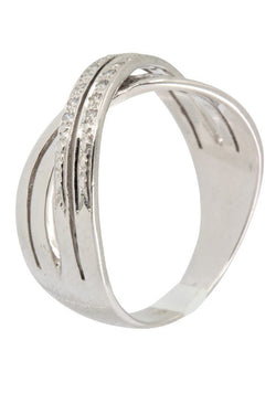 BAGUE ENTRELACÉE DIAMANTS - Castafiore