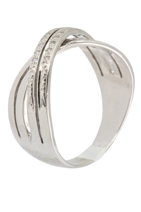 BAGUE ENTRELACÉE DIAMANTS - Castafiore