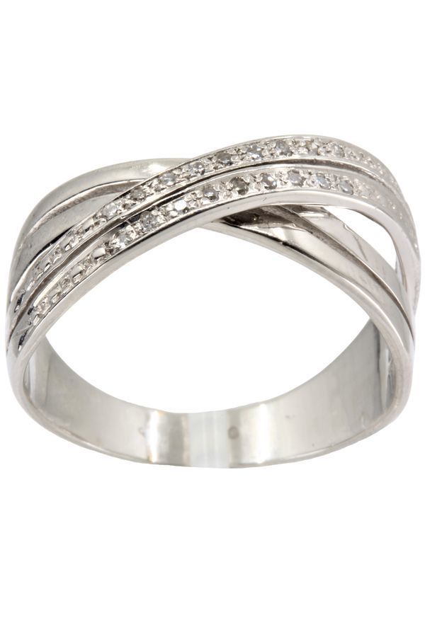 BAGUE ENTRELACÉE DIAMANTS - Castafiore