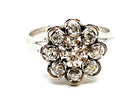 Bague Fleur Or blanc Diamant - Castafiore