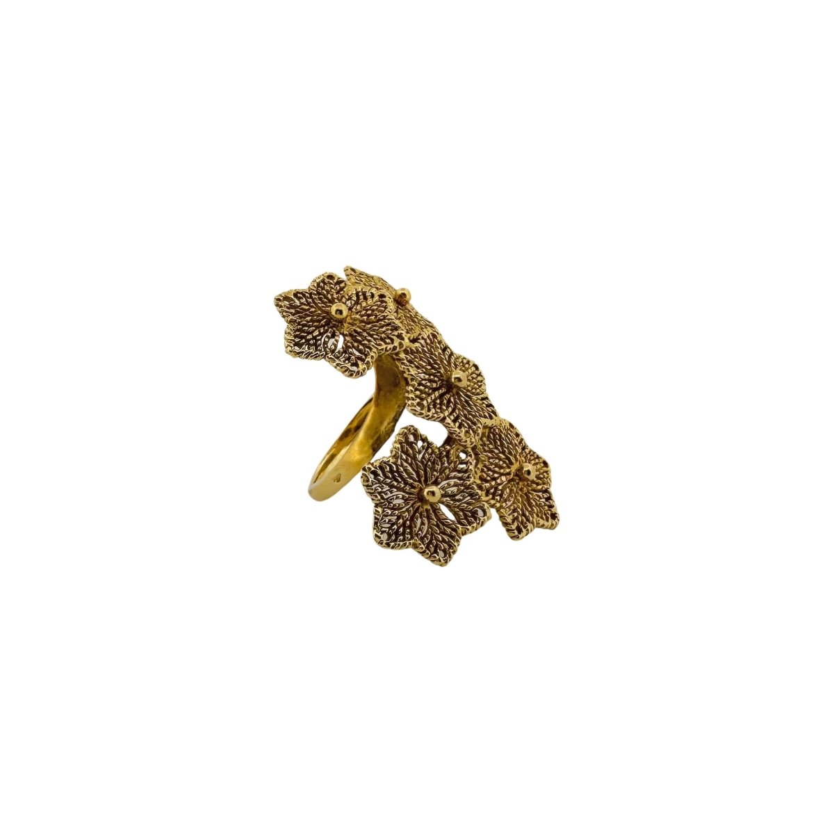 Bague Fleurs en or jaune - Castafiore