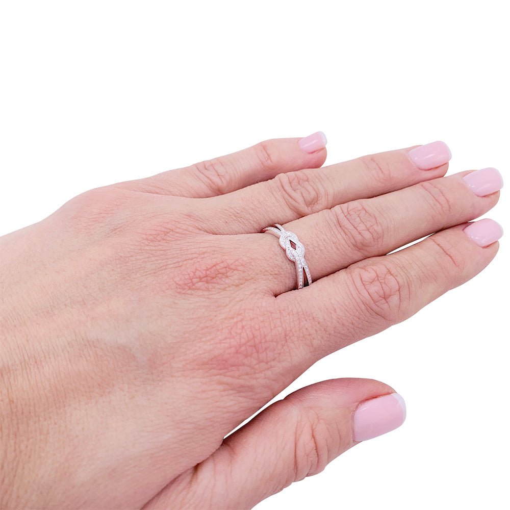 Bague Fred, "Chance Infinie", or blanc, diamants - Castafiore