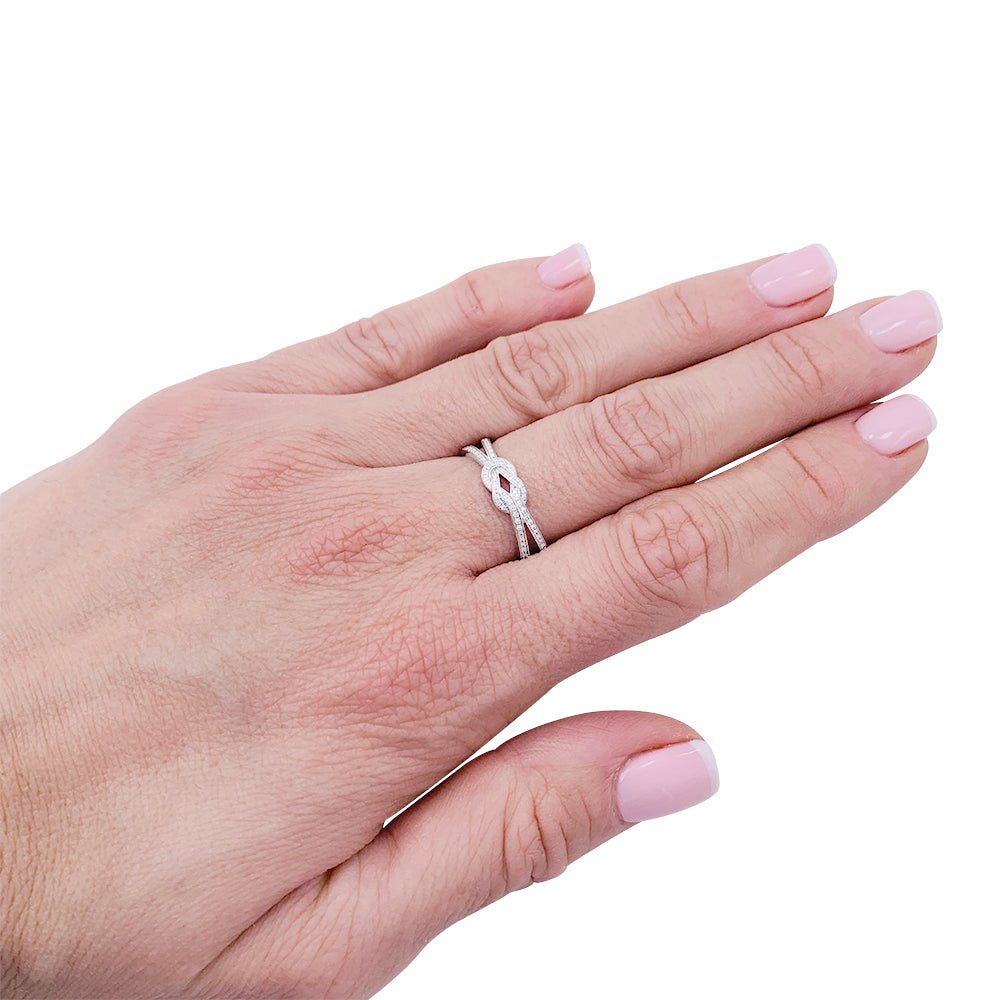 Bague Fred, "Chance Infinie", or blanc, diamants - Castafiore