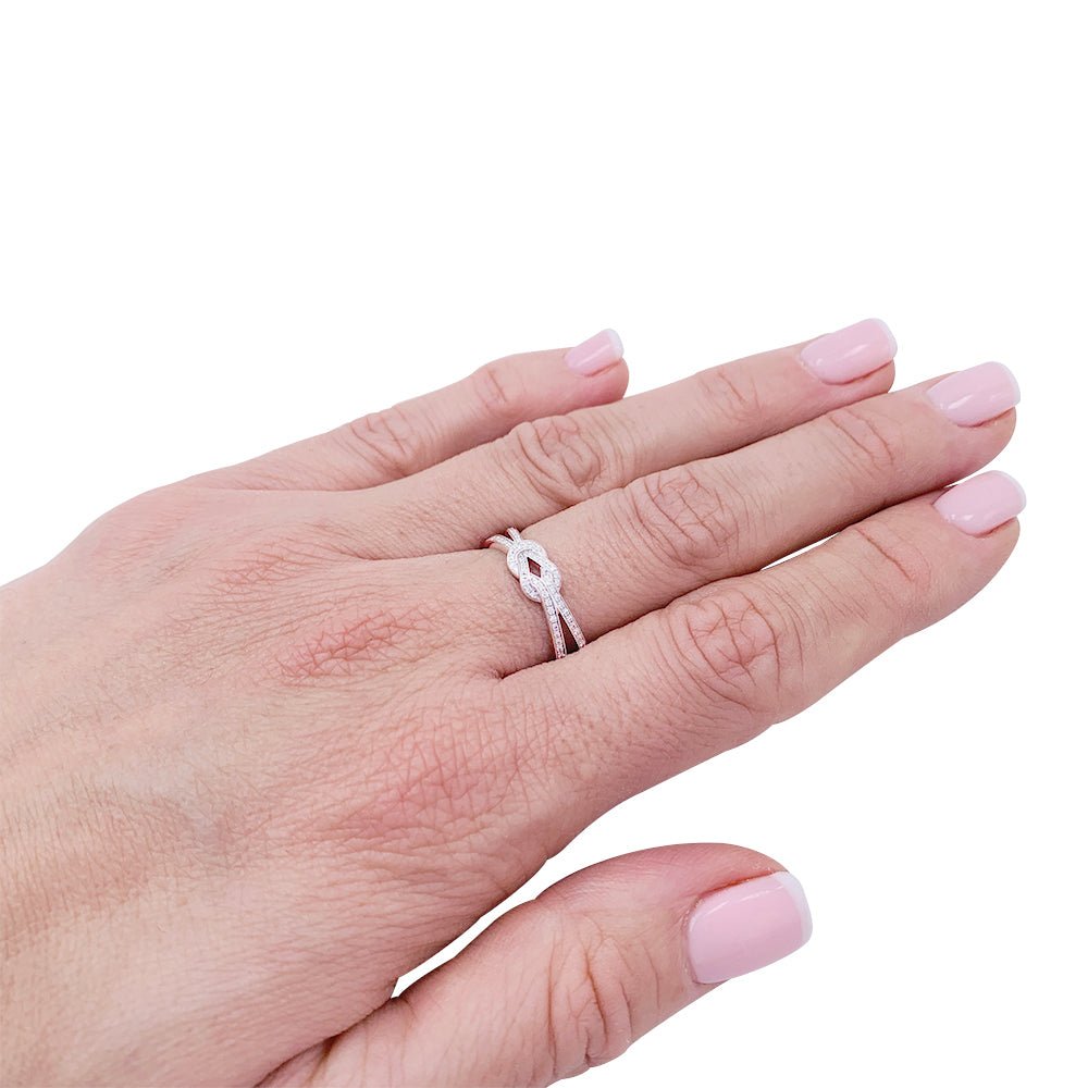 Bague Fred, "Chance Infinie", or blanc, diamants - Castafiore