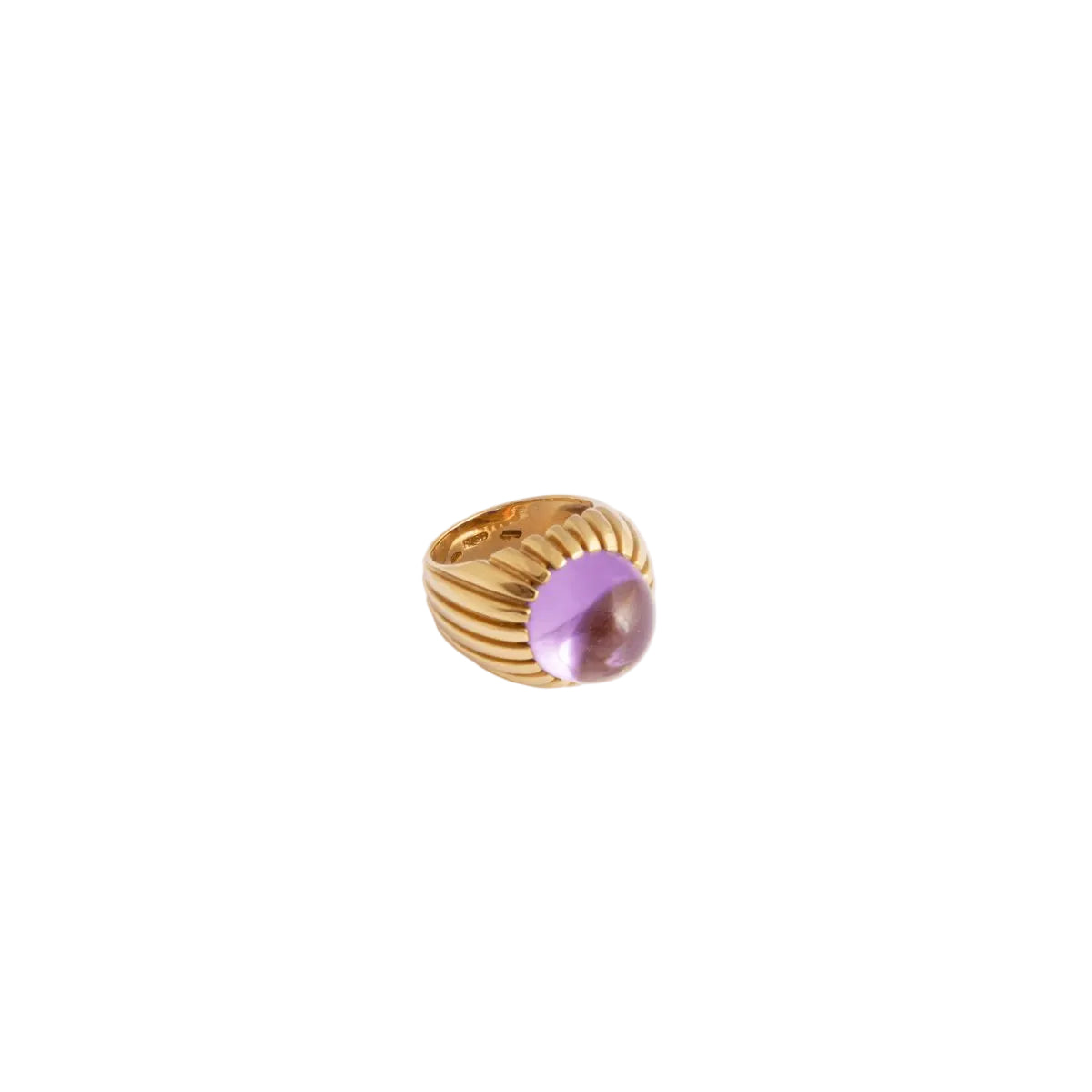 Bague FRED en or jaune et améthyste - Castafiore
