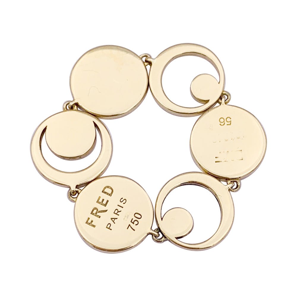 Bague FRED "Miss Fred Moon" en or jaune et diamants - Castafiore