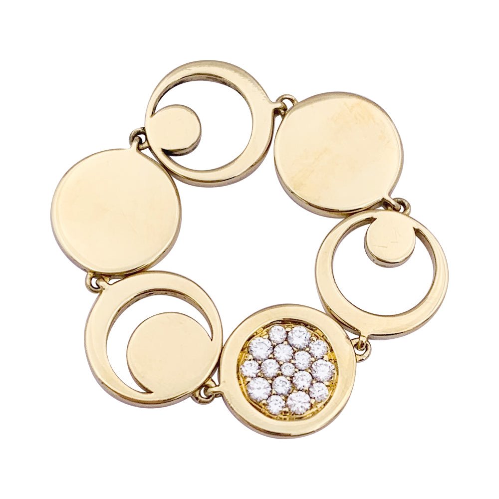 Bague FRED "Miss Fred Moon" en or jaune et diamants - Castafiore