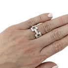 Bague FRED or blanc, diamants - Castafiore