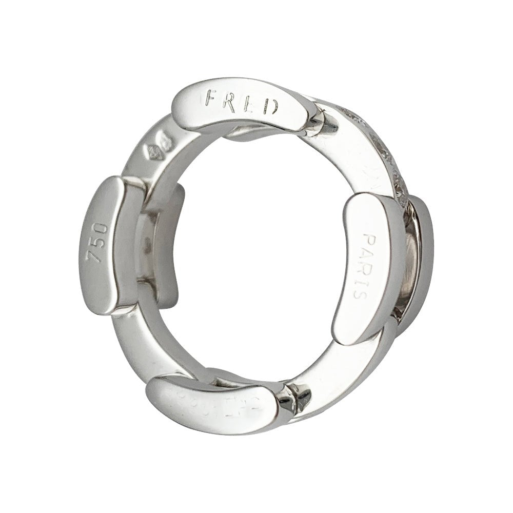 Bague FRED or blanc, diamants - Castafiore